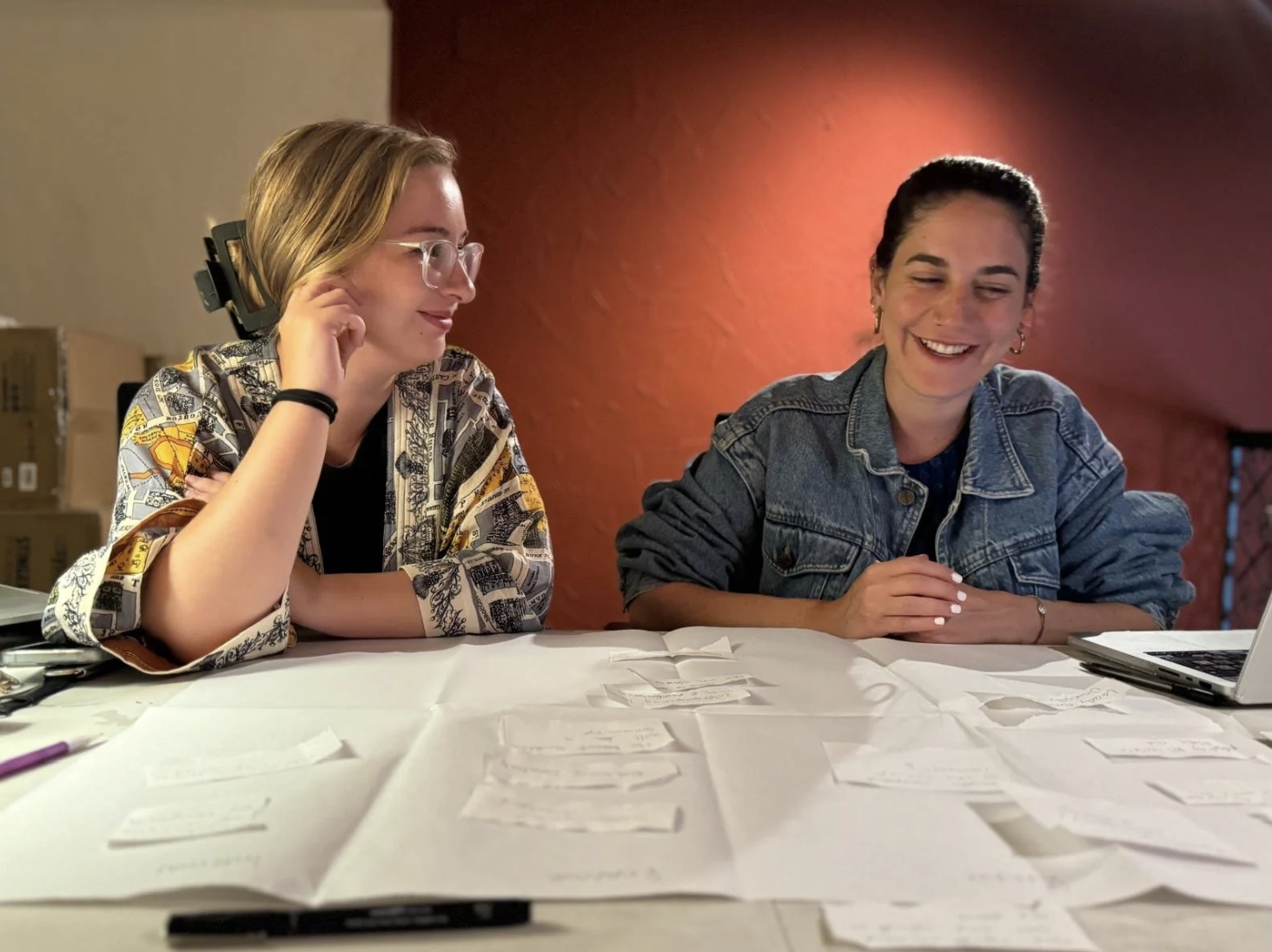 Kate Barranco co-designing with a collaborator